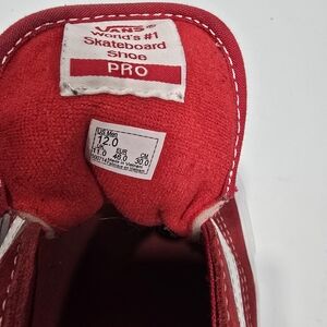 Vans Kids Pro Red Skate Sneakers